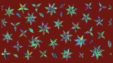 Yazdır. Raster çiçekli arka plan. Güzel eskiz şekli. Düz Çiçek Elementleri Tasarımı. Renkli Yaz Temalı eskiz kalıbı. Şirin kumaş deseni.