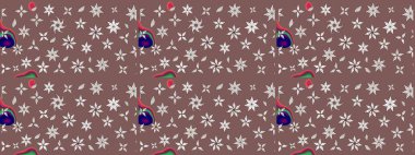 Desen, çizim, çiçek sınırı. Çiçek çelengi. Güzel, parlak, pürüzsüz kumaş, tuval. Kıvırcık, parlak örgü. Eski moda arka plan. Raster illüstrasyonu.