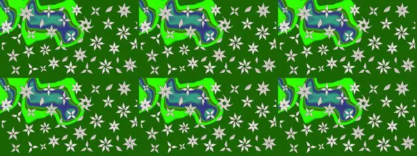 Suluboya çizim kalıbı. Dekorasyon ve tasarım için güzel bir desen. Raster illüstrasyonu. Moda baskısı. Çiçeğin suluboya çizimlerinin mükemmel deseni. Eski.