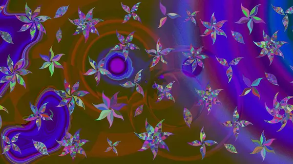 Renkli kahverengi çizim deseni. Kahverengi renkli çiçekler. Doodle tarzı. Tekstil ve kapak tasarımı için mükemmel. Elle çizilmiş sonbahar çiçeği deseni..