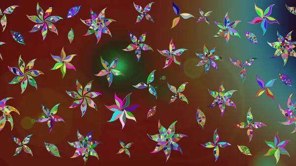 Raster deseni. Suluboya etkisi. Botanik çizim kalıbı. Organik elementler.