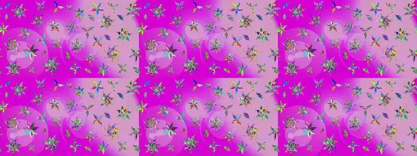 Çiçekli eskiz deseni. Suluboya çizimi. El çizimi. Mor renkte çiçekler.