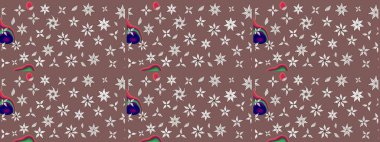 Desen, çizim, çiçek sınırı. Çiçek çelengi. Güzel, parlak, pürüzsüz kumaş, tuval. Kıvırcık, parlak örgü. Eski moda arka plan. Raster illüstrasyonu.