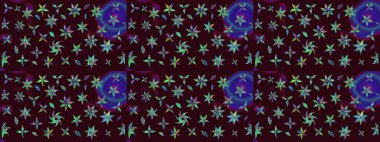 Moda baskısı. Suluboya desenli çiçek deseni. Ton halinde. Çiçeğin suluboya çizimlerinin mükemmel deseni. Dekorasyon ve tasarım için güzel desen.