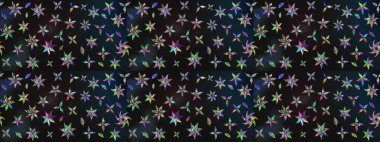 Gri renkli güzel bir tekstil. Raster illüstrasyonu. Suluboya çiçekli çiçek deseni.