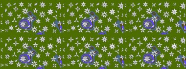 Moda baskıları için zarif bir şablon. Küçük çiçekte güzel bir desen. Çiçekli bahar çiçekleri. Motley illüstrasyonu. Küçük renkli çiçekler..