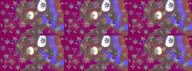 Güzel kumaş deseni. Çiçek arkaplan. Çizim raster deseni.