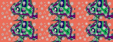 Çiçek izi. Suluboya çizim kalıbı. Çiçekler suluboya tarzında turuncu renkte.