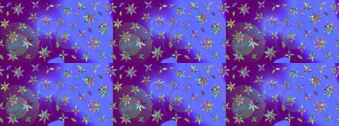 Organik elementler. Suluboya etkisi. Raster deseni. Botanik çizim deseni.