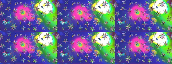 Mavi renkli çiçek desenli çizim. Suluboya tarzında mavi renkte çiçekler.