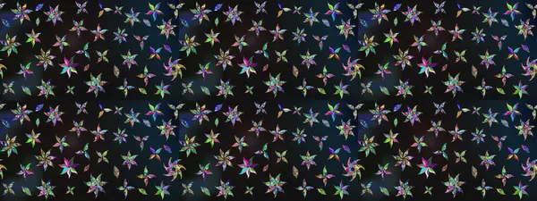 Gri renkli güzel bir tekstil. Raster illüstrasyonu. Suluboya çiçekli çiçek deseni.