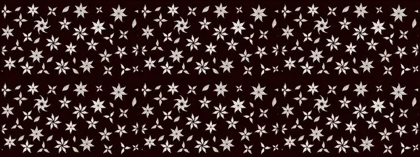 Hediye ambalaj kağıdı, tebrik kartları, posterler ve pankart tasarımı. Raster düz çiçek çizim deseni. Siyah renkte çiçekler.