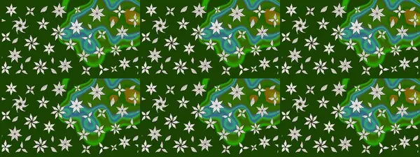 Davetiye ve kartpostal tasarımı için dekoratif çiçek unsurları. Tekstil için figür. Şirin, zarif çiçekler Raster illüstrasyonu. Poster ya da kapak için arka plan. Yapraklı çizim deseni.