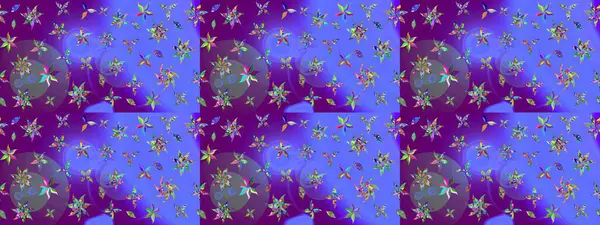 Organik elementler. Suluboya etkisi. Raster deseni. Botanik çizim deseni.