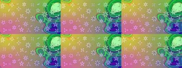 Çiçekli karalama şeklinde Raster çiçek deseni. Nazik, narin çiçek arkaplanı. Tarafsız renklerde çiçekler.