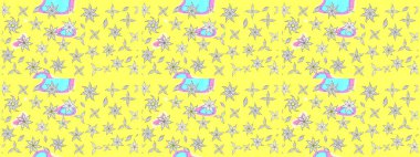 Sarı renkli çiçekler. Yumuşak, bahar çiçekli arka plan. Raster çiçek desenli ve çiçekli..