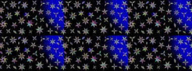 Raster güzel kumaş deseni çiziyor. Çiçek deseni. Renkli Bahar Teması eskiz kalıbı. Düz Çiçek Elementleri Tasarımı.