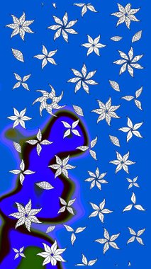 Kızılderili desenli desenli desenli şal deseni. Etnik Mandala süsü. Raster Henna dövme stili. Tekstil, tebrik kartı, boyama kitabı, telefon kılıfı baskısı için kullanılabilir.