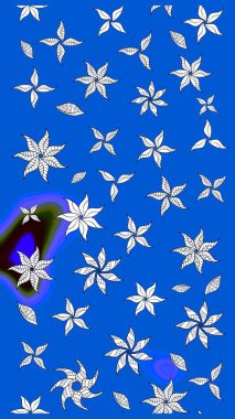 Suluboya tarzında mavi çiçekli zarif eskiz deseni, tasarım elementleri. Düğün davetiyeleri için çiçek deseni, tebrik kartları, hatıra defteri, baskı, hediye paketi, imalat. Düzenlenebilir.