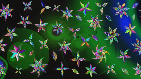 Çiçeğin suluboya çizimlerinin mükemmel deseni. Suluboya çizim kalıbı. Raster illüstrasyonu. Eski model. Dekorasyon ve tasarım için güzel bir desen. Moda yazdırma.