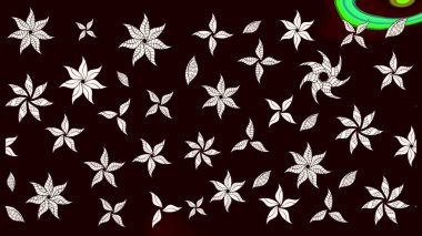 Raster suluboya çiçek deseni, narin çiçekler, siyah çiçekler, tebrik kartı şablonu. Raster Güzel kumaş deseni.