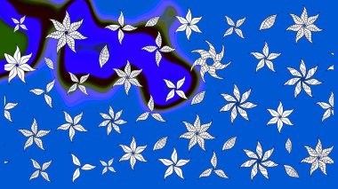 Paketleme, tekstil, duvar kâğıdı için çiçek eskizi. Klasik çiçek desenli. Raster 'ın taze dokusu. Yumuşak fayans. Yumuşak pamuk tasarımı.