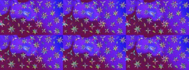 Güzel çiçek deseni. Düz Çiçek Elementleri Tasarımı. Renkli Bahar Teması eskiz kalıbı. Mor renkte çiçekler.