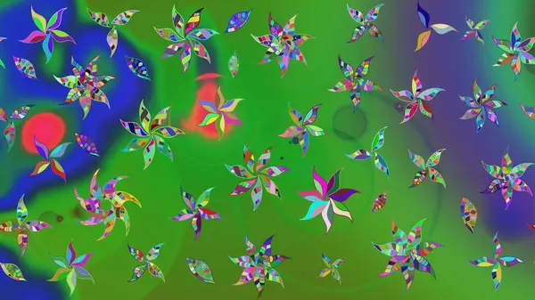 Eski usul. Eskiz geçmişi. Raster illüstrasyonu. Kumaş, tekstil, duvar kağıdı baskısı için. Tomurcukları çiçek olan sevimli bir çiçek deseni. Raster..