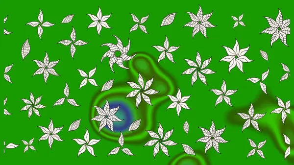 Hoş bir çiçek geçmişi var. Raster illüstrasyonu. Güzel kumaş deseni. Küçük çiçekte çizim deseni.