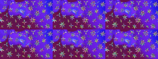 Güzel çiçek deseni. Düz Çiçek Elementleri Tasarımı. Renkli Bahar Teması eskiz kalıbı. Mor renkte çiçekler.