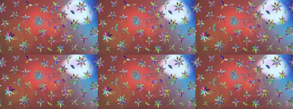 Raster illüstrasyonu. Egzotik çiçekler, kahverengi renklerde botanik, parlak, klasik bir doğa. Klasik tropikal doğal elementlerin suluboya seti.