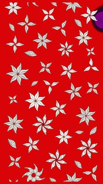 Renkli Bahar Teması eskiz kalıbı. Düz Çiçek Elementleri Tasarımı. Güzel kumaş deseni. Raster illüstrasyonunda çiçek deseni çizimi.