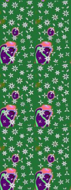 Yeşil renkte manzaralı çiçek deseni. Çiçek kompozisyonu, el boyası, hassas şablon. Üst manzara, yumuşak stil. Sevgililer günü ve tebrik kartı konsepti için şık bir davet.