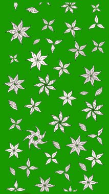 Çizim raster deseni. Çiçek arkaplan. Güzel kumaş deseni.