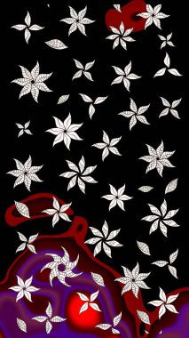 Güzel kumaş deseni. Yazdır. Güzel eskiz şekli. Renkli Yaz Temalı eskiz kalıbı. Düz Çiçek Elementleri Tasarımı. Raster çiçekli arka plan.