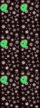 Çiçek buketleriyle klasik bir eskiz şekli. Raster illüstrasyonu. Siyah renklerde.