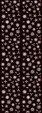 Çiçekli eskiz çizimi. Siyah renkli çiçekler. Renkli Yaz Temalı eskiz kalıbı. Düz Çiçek Elementleri Tasarımı.