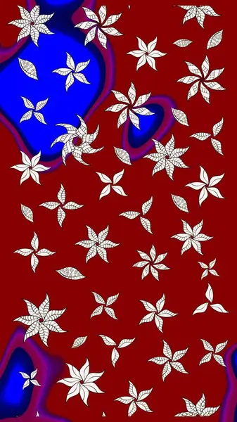 Flower eskiz arka planı. Çiçek deseni. Şatafatlı bahar bahçesi dokusu. Raster illüstrasyonu.