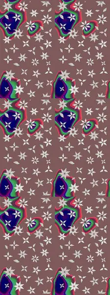 Tekstil, kumaş, kapaklar, duvar kağıtları, baskı, naylon, koleksiyon defteri, örgü, dekupaj için güzel bir eskiz. Küçük kahverengi çiçeklerdeki oldukça eski bir besin torbası deseni.