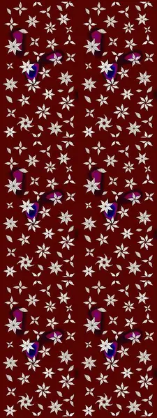 Tatil havası. Nazik romantik baskı. Bahar mevsimi. Raster güzel bir çiçek deseni çiziyor..