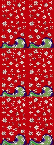 Kırmızı renkte çiçekler. Renkli bahar temalı eskiz kalıbı. Çiçekli çiçek deseni, suluboya. Düz Çiçek Elementleri Tasarım Raster illüstrasyonu.