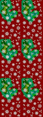 Düz Çiçek Elementleri Tasarımı. Çiçek desenli eskiz, yaz çiçekleri. Renkli Bahar Teması eskiz kalıbı. Kırmızı renkte çiçekler.