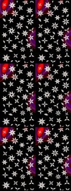 Renkli Bahar Teması eskiz kalıbı. Düz Çiçek Elementleri Tasarımı. Çiçekli eskiz arkaplanı. Çocuk stili.