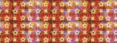 Güzel bir kış süsü. Kar taneleri koleksiyonu. Raster illüstrasyonu. Raster turuncu, kahverengi ve pembe kar tanelerinden izole edilmiş..