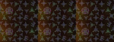 Küçük çiçekte güzel bir desen. Küçük renkli çiçekler. Çiçekli bahar çiçekleri. Motley illüstrasyonu. Moda baskıları için zarif bir şablon.