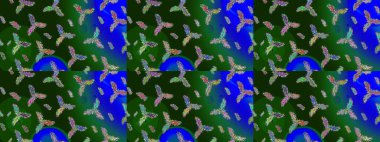 Güzel kar tanesi ikonu. Renkli arka planda izole tatlı kar taneleri. Raster illüstrasyonu. Web için güzel kar tanesi simgesinin basit gösterimi.