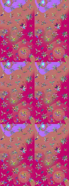 Ultraviyole kumaş deseni. Organik motif arka planı. Çizim kalıbı. Raster illüstrasyonu.