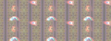 Raster dikişsiz şirin çiçek deseni. Bahar mevsimi. Tatil havası. Nazik romantik baskı. Çiçekler bej, gri ve nötr renklerde.