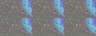 Gri renklerde. Raster illüstrasyonu. Anti-stres için Raster soyut şablon sayfası.