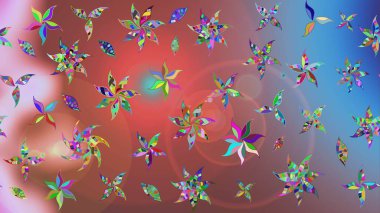 Tekstil veya kitap kapakları, imalat, duvar kağıtları, baskı, hediye paketi ve yapıştırma kitabı için çiçek eskizi geçmişi. Raster illüstrasyonu. Küçük ölçekli çiçeklerdeki basit sevimli desen.